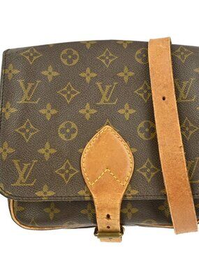 Deal LOUIS VUITTON CARTOUCHIERE MM SHOULDER BAG MONOGRAM M51253 8903SL NQ03168